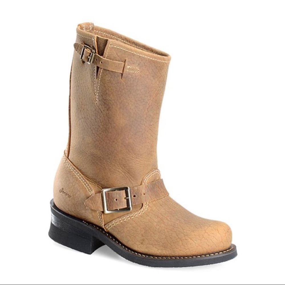 Sonora Tan Hadleigh Mid-Shaft Leather Boot